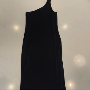 Banana Republic One-Shoulder Black Dress